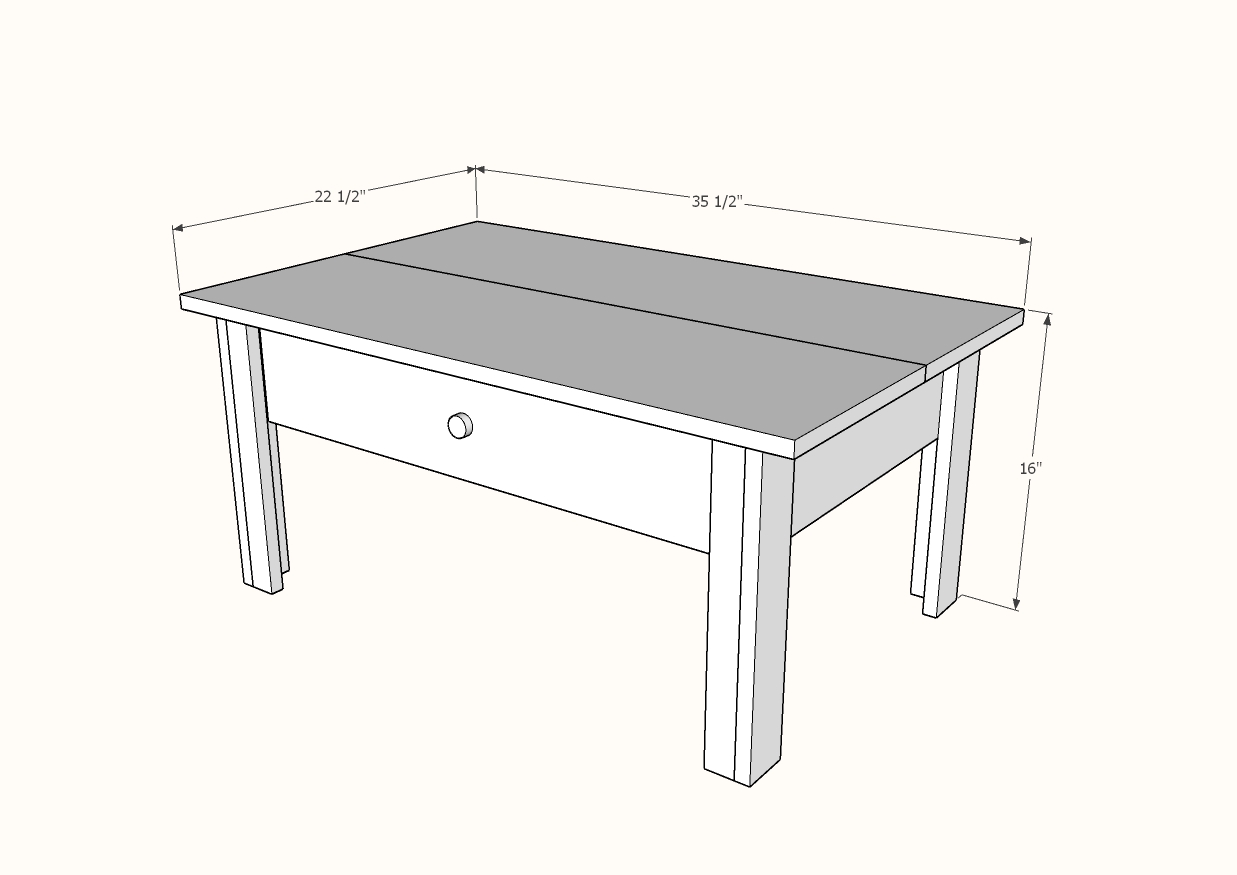 Lucy Coffee Table Ana White